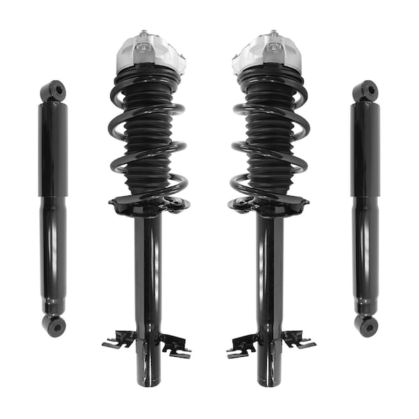 Unity 4-13421-253370-001 Front & Rear Complete Strut Assembly Shock Kit 4-13421-253370-001 - main